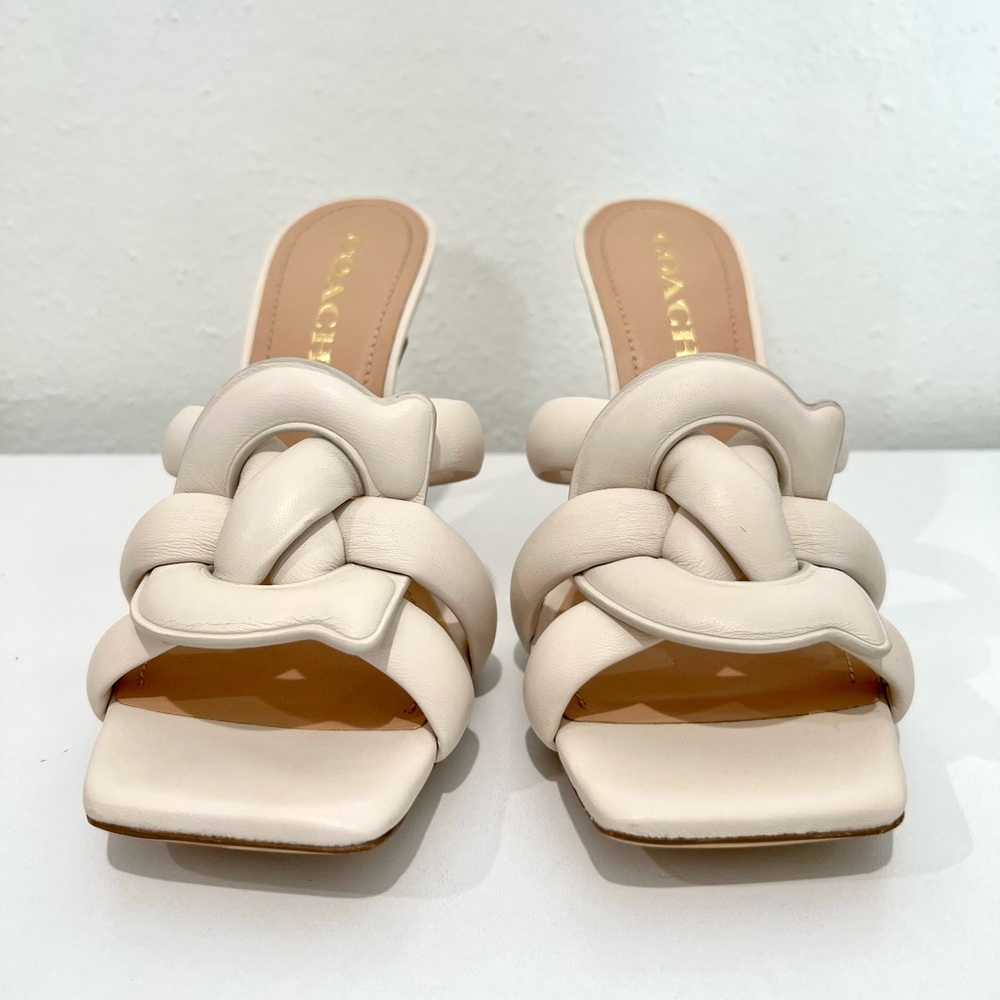 Coach Kellie Sandal In Chalk Size 8